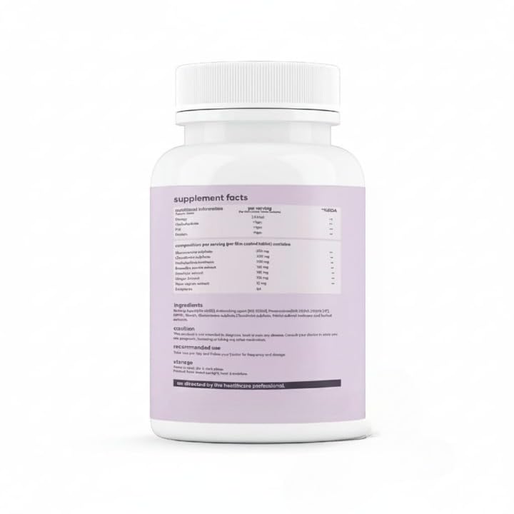 Plant Based Joint Support Tablet with Glucosamine MSM K86184