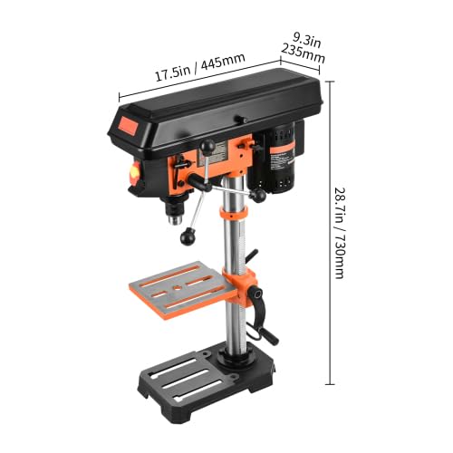 10'' 5-Speed Cast Iron Benchtop Drill Press Q47127