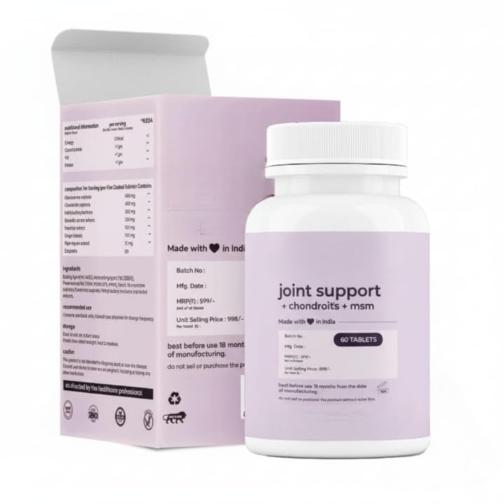 Plant Based Joint Support Tablet with Glucosamine MSM K86184