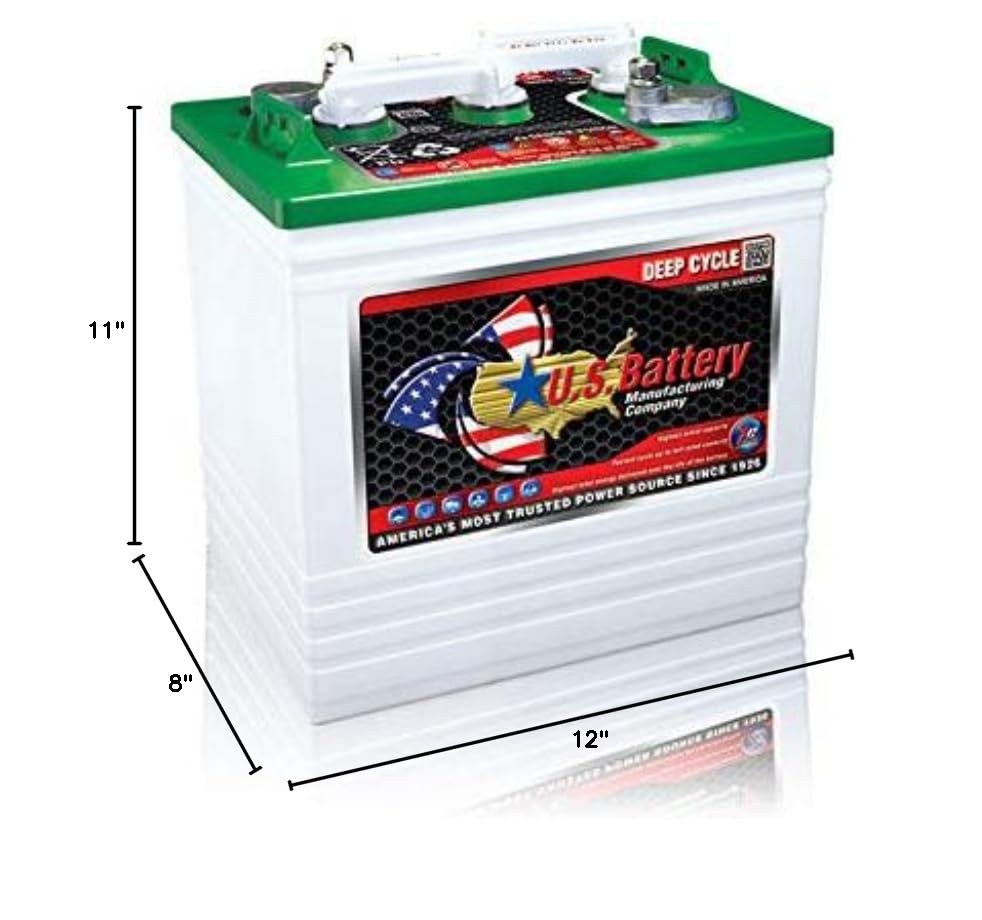 6-Volt Deep Cycle Marine Battery Set of 4 B872