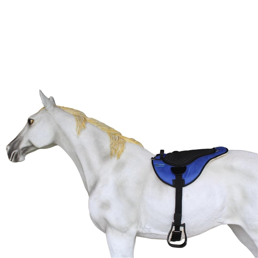 Fleece Padded Bareback Pad with Cinch Royal Blue V298