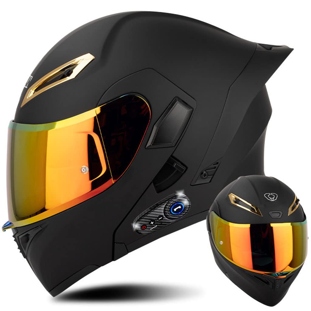 Black Carbon Fiber Modular Motorcycle Helmet K5013