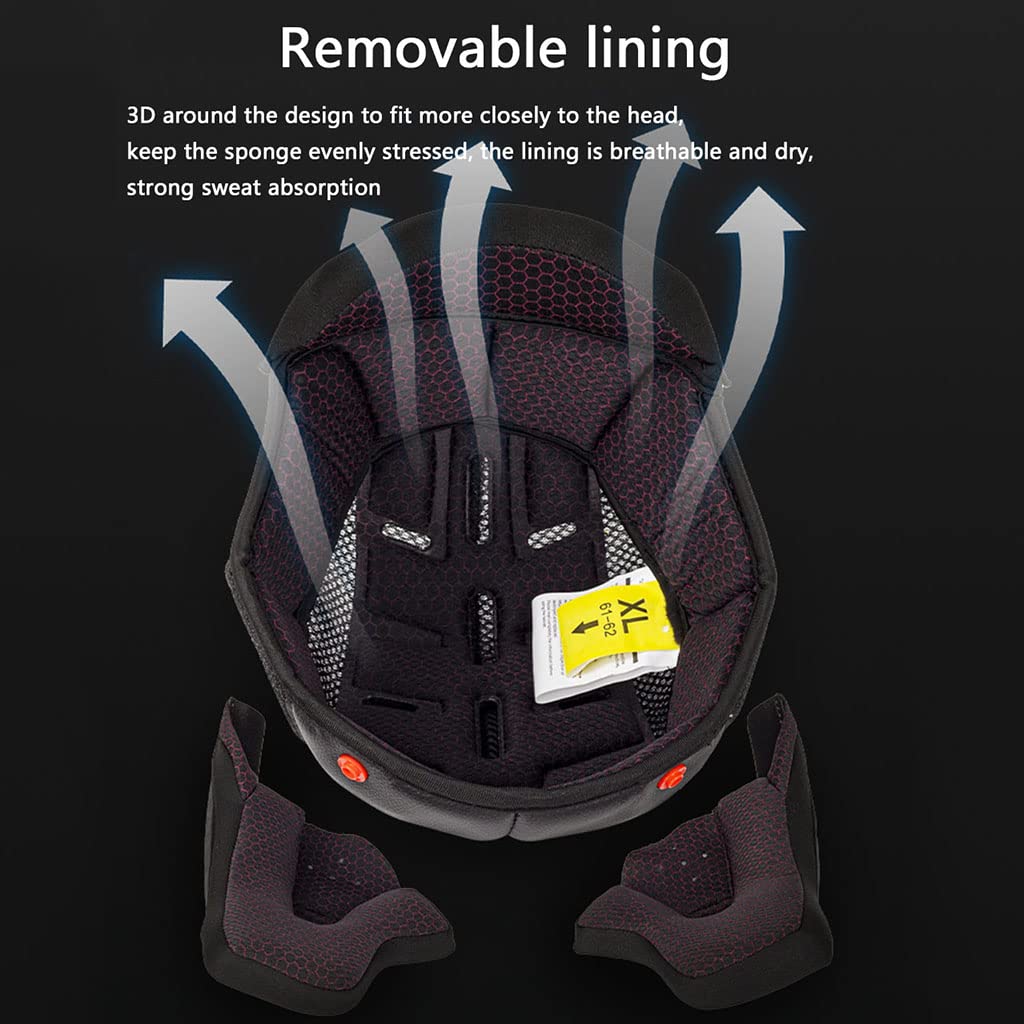 Black Carbon Fiber Modular Motorcycle Helmet K5013