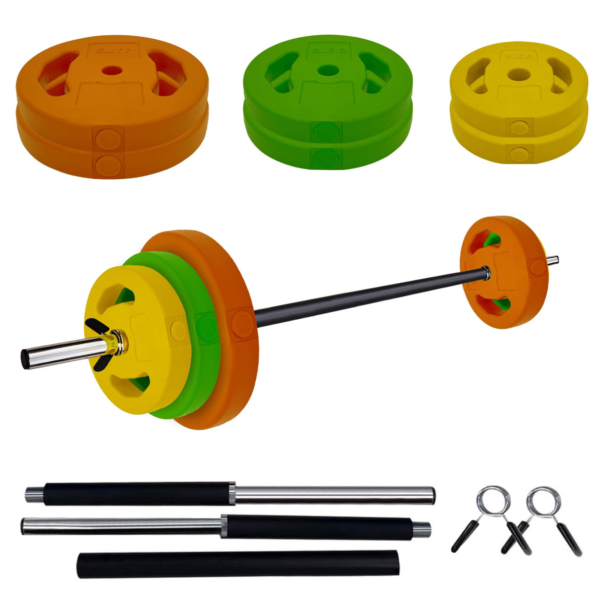 40 LBS Adjustable Barbell Weight Set C95376