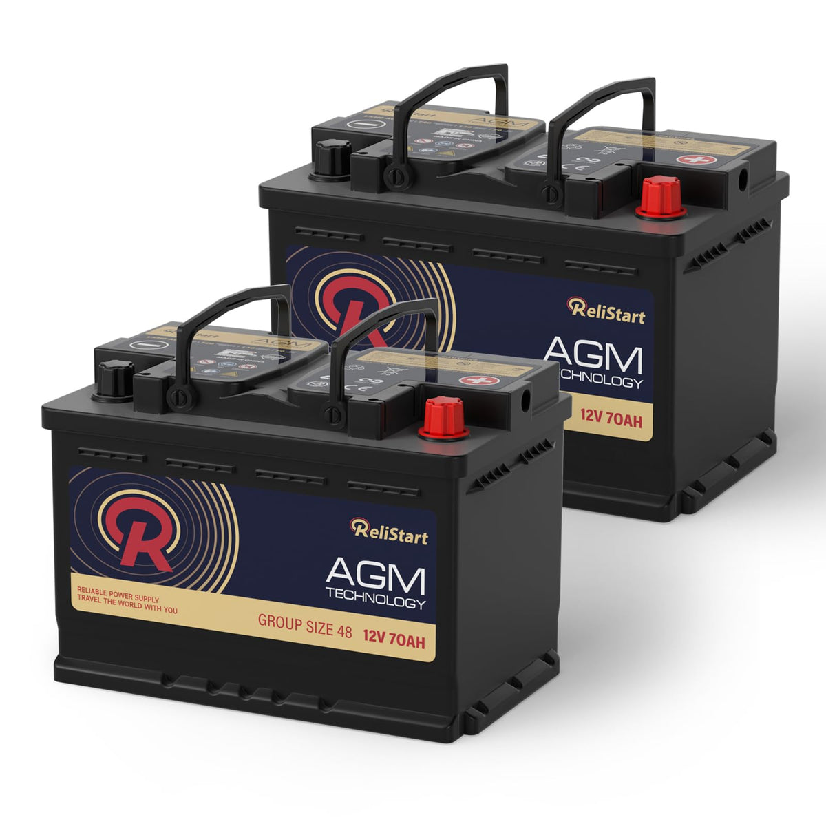 12V 70Ah H6 Car Battery U480544