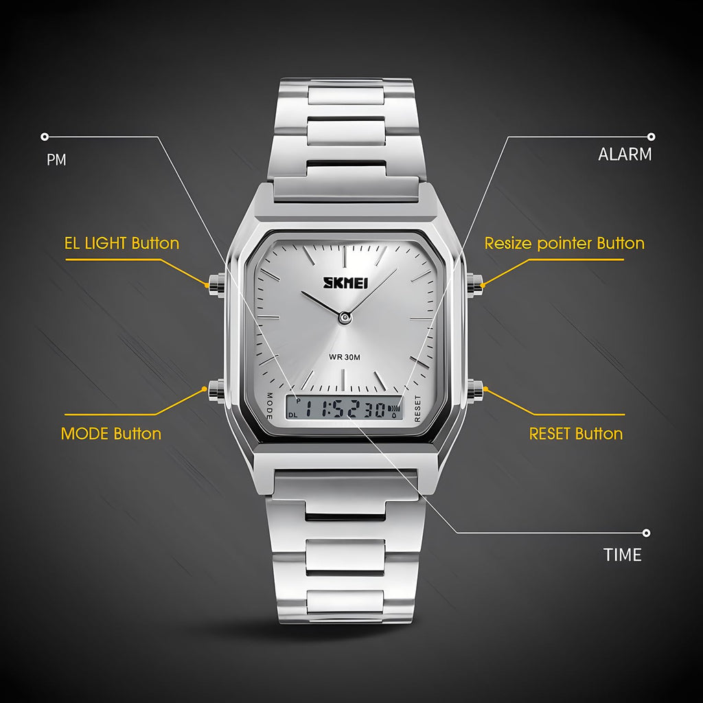 Military Analog Digital Watch L1542
