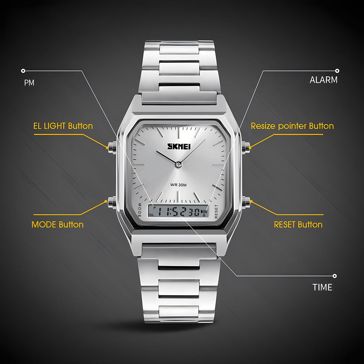 Military Analog Digital Watch L1542