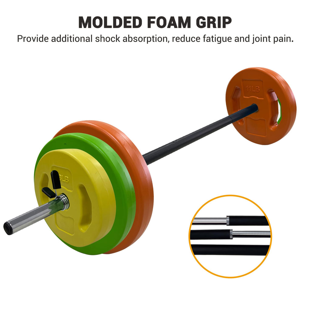 40 LBS Adjustable Barbell Weight Set C95376
