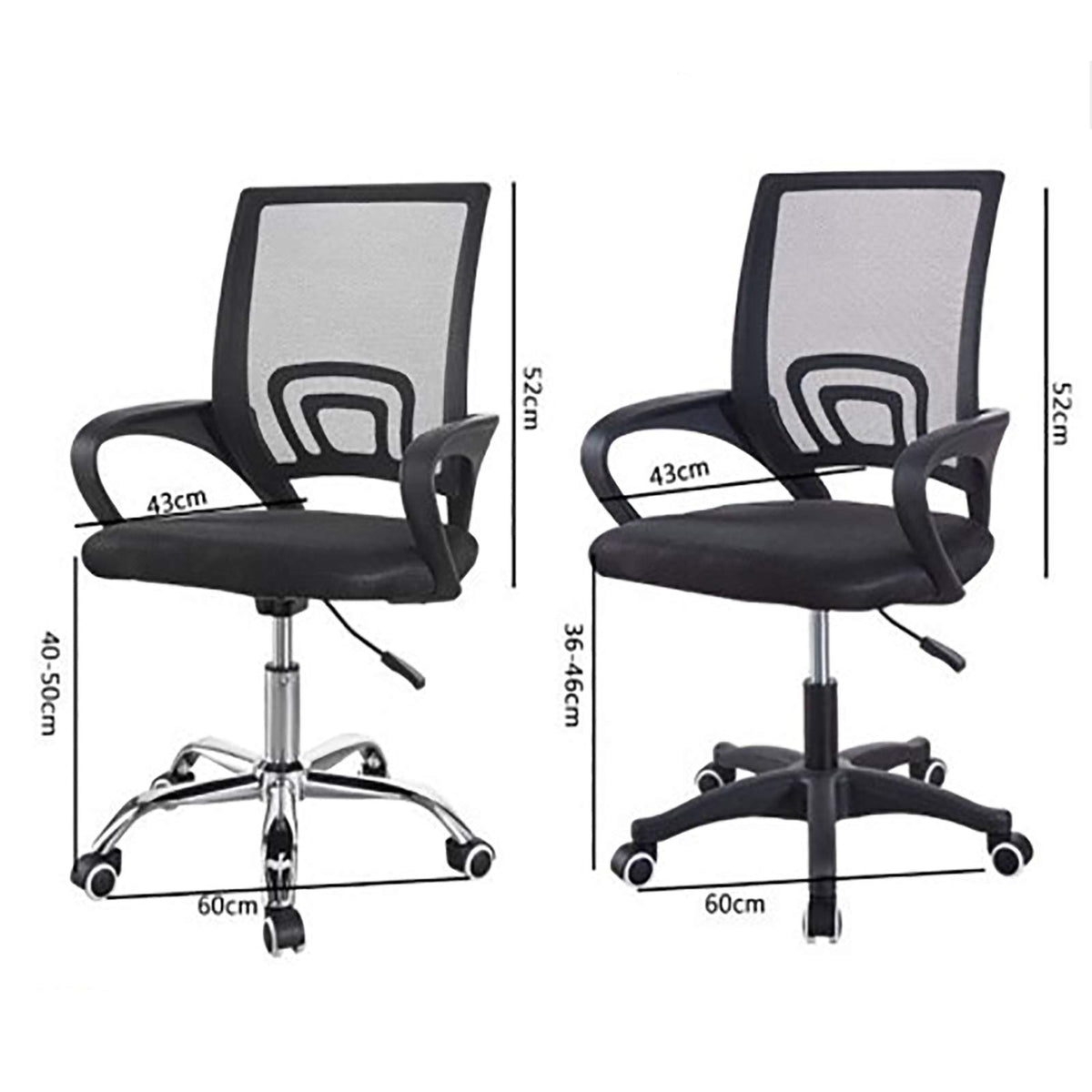 Orange Mesh Ergonomic Office Chair with Lumbar Support S605