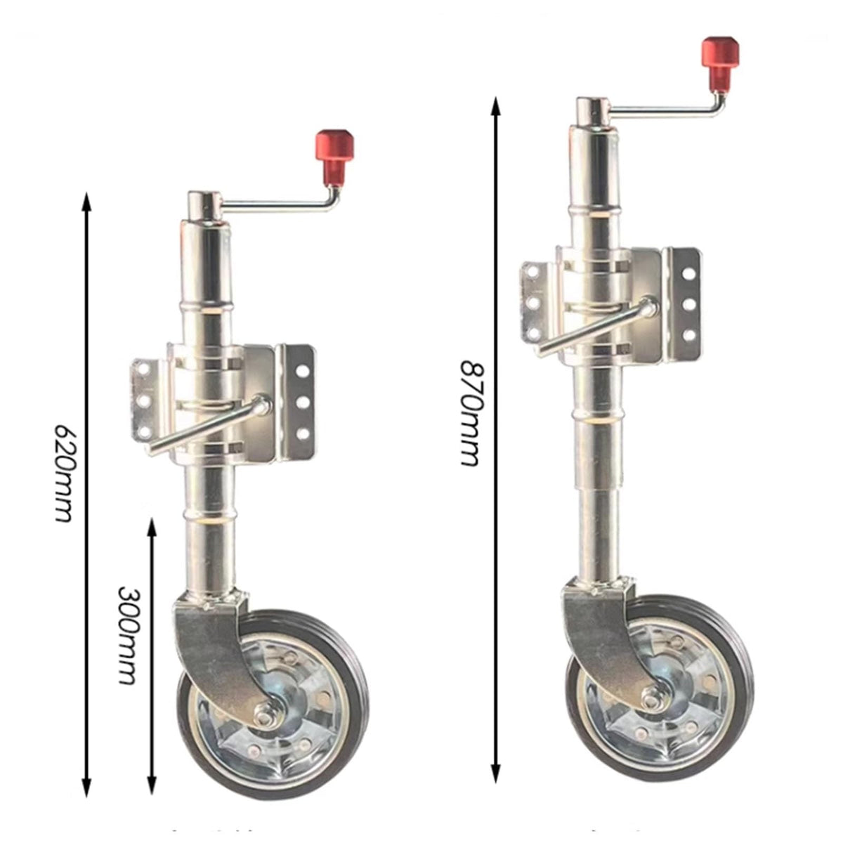 Swivel Trailer Jack with 8in Wheel U74145