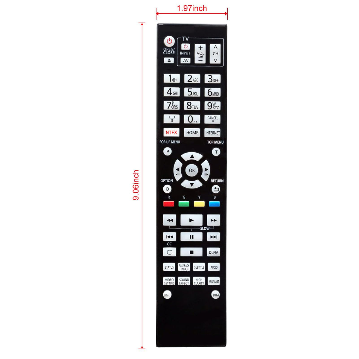 Backlight Remote Control L402820
