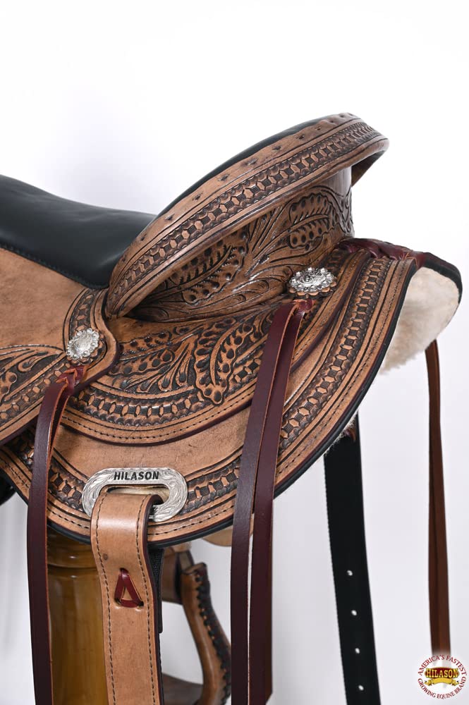Antique Brown Western Trail Saddle Q5879