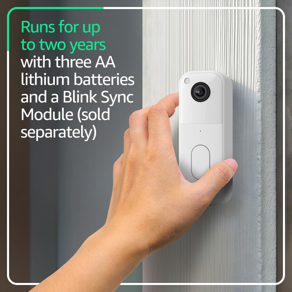 Blink Video Doorbell Add-On White F967676