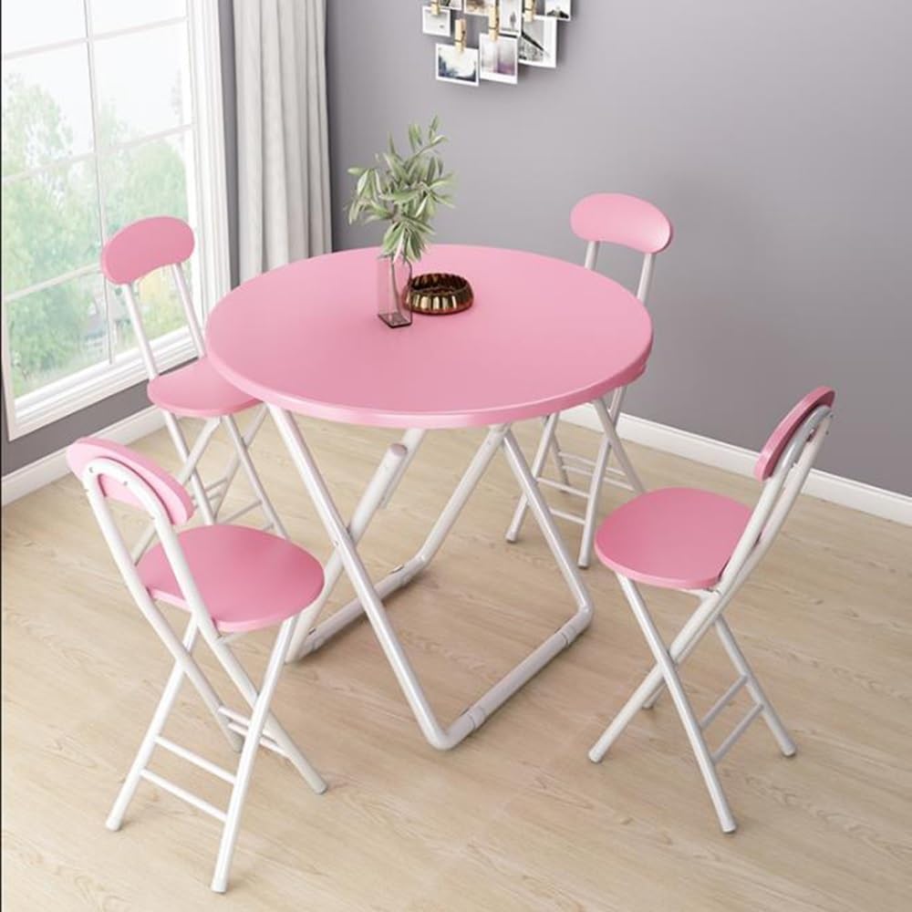 18" Black Foldable Counter Height Bar Stools with Backrest I466672