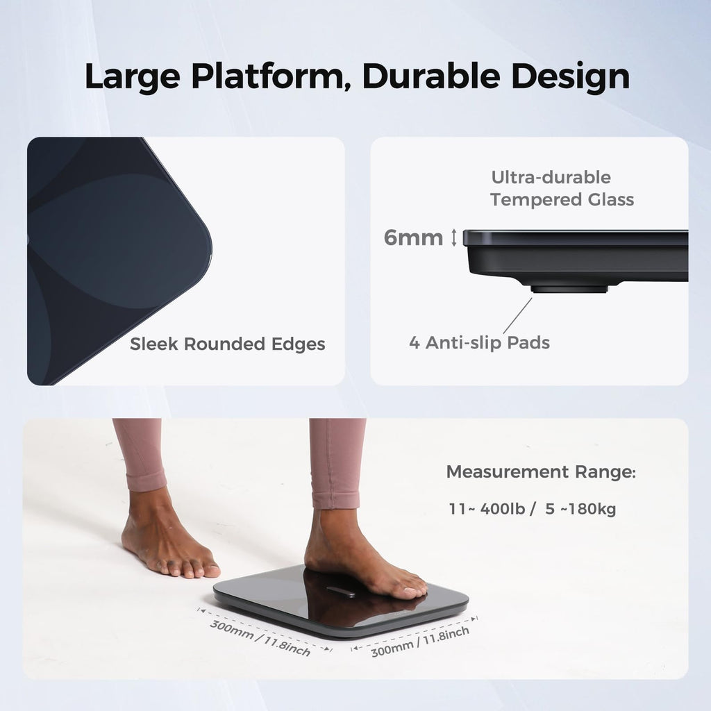Smart Bluetooth Body Composition Scale 400lb I694