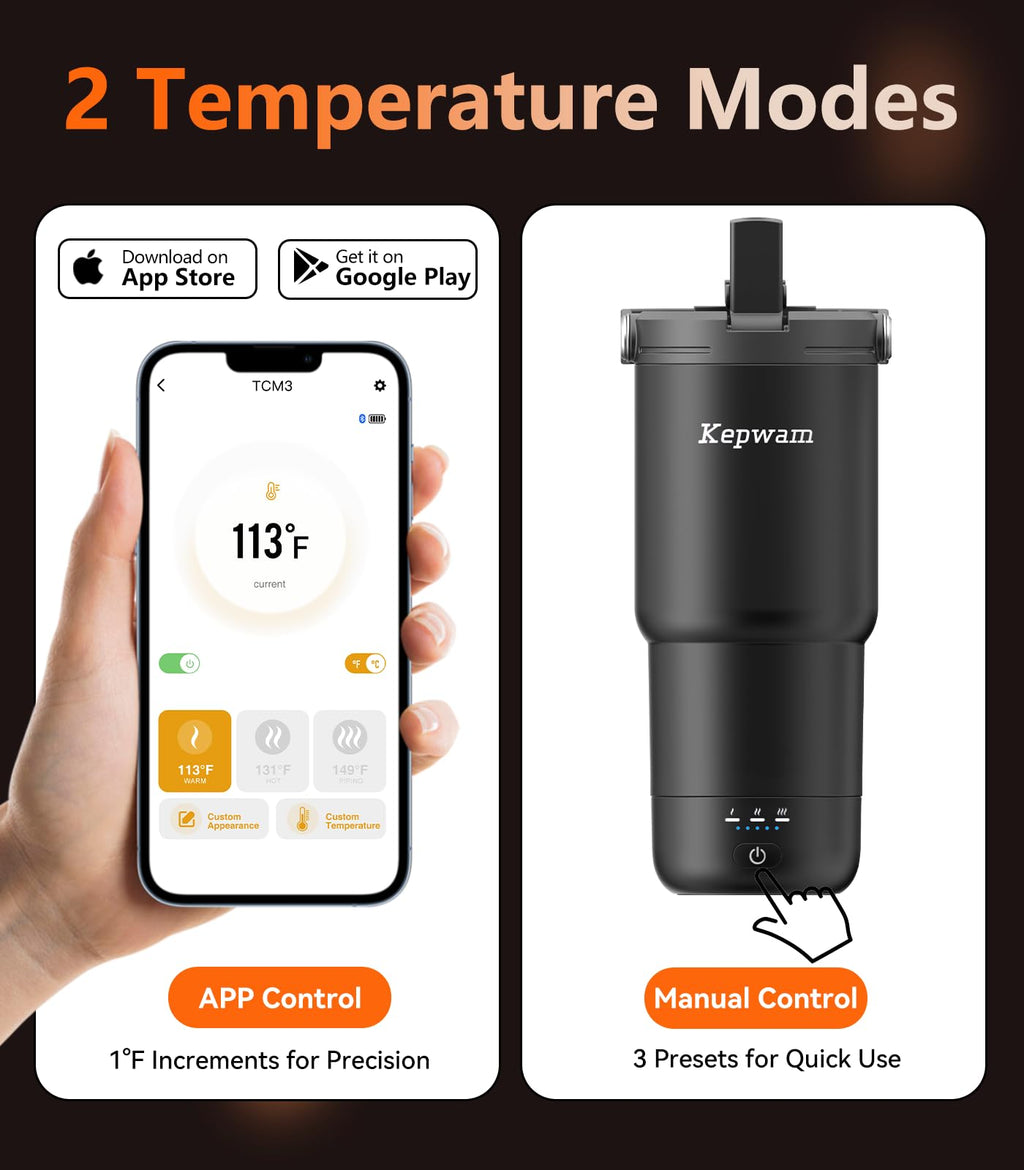 20oz Leak-Proof Self-Heating Travel Mug Y8740