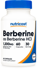 Berberine HCl 1,200mg 60 Capsules P99765
