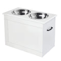 Raised Pet Feeding Storage Station Z5292