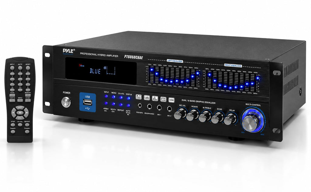 2000W 6-Channel Bluetooth Hybrid Home Amplifier I926230