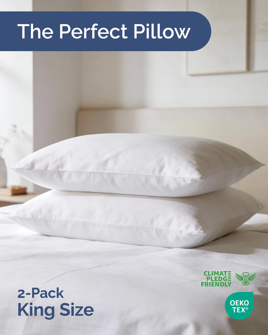 King Pillows Set of 2 A44508