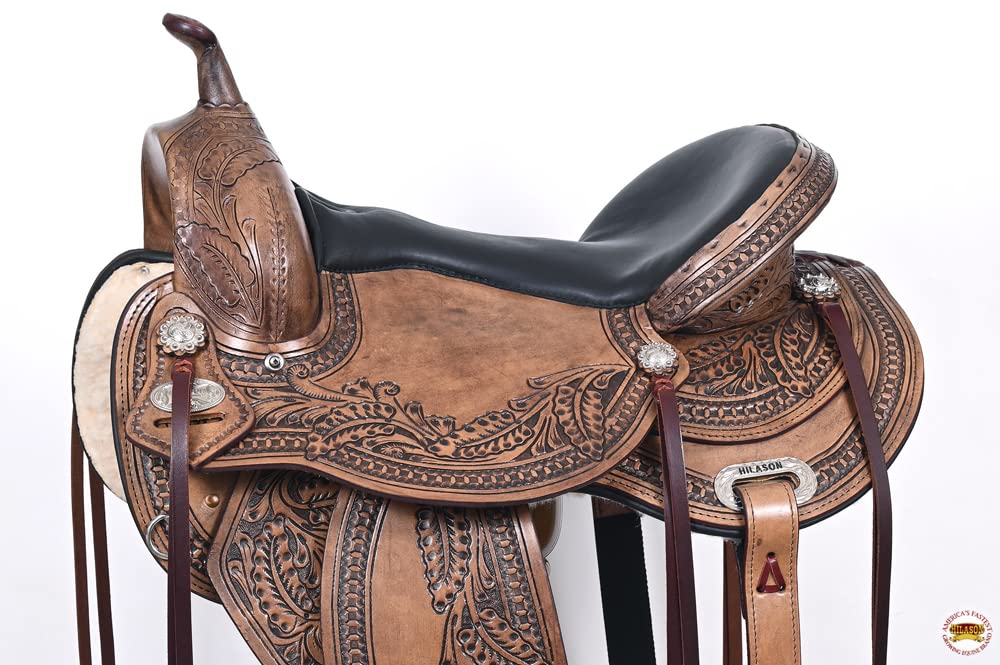 Antique Brown Western Trail Saddle Q5879