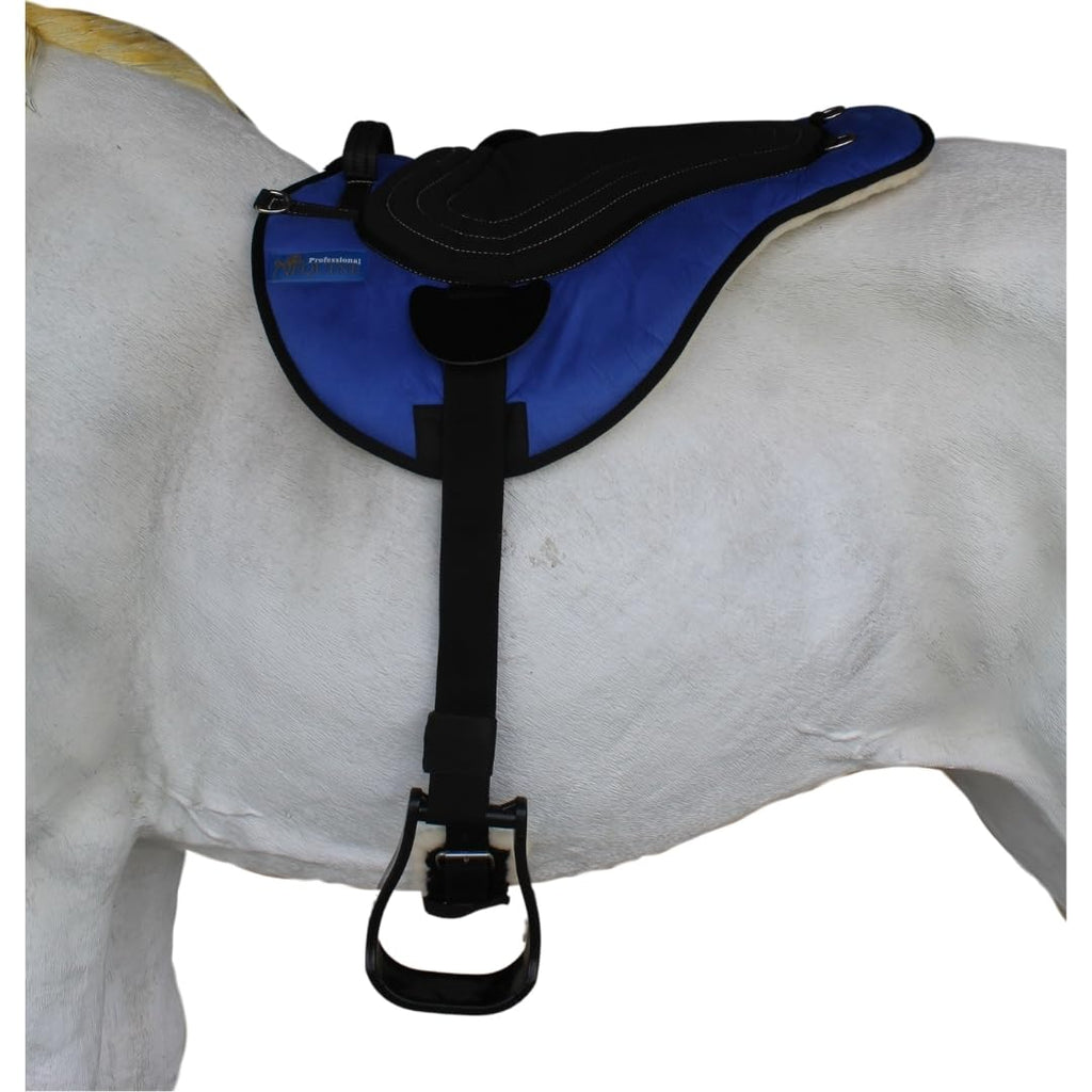 Fleece Padded Bareback Pad with Cinch Royal Blue V298