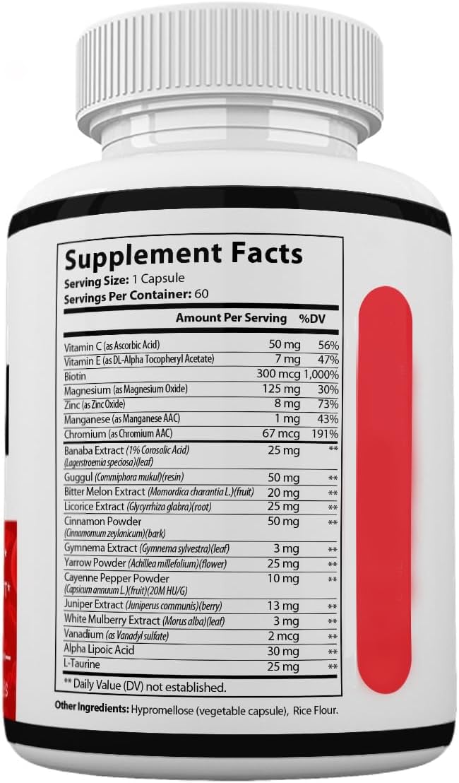 Glycogen Support Capsules Dietary Supplement, 60 Count T7174