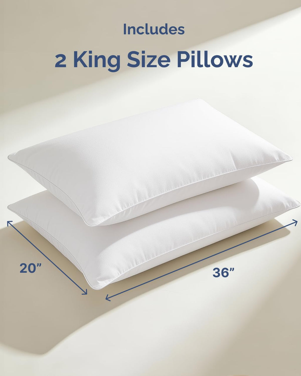 King Pillows Set of 2 A44508