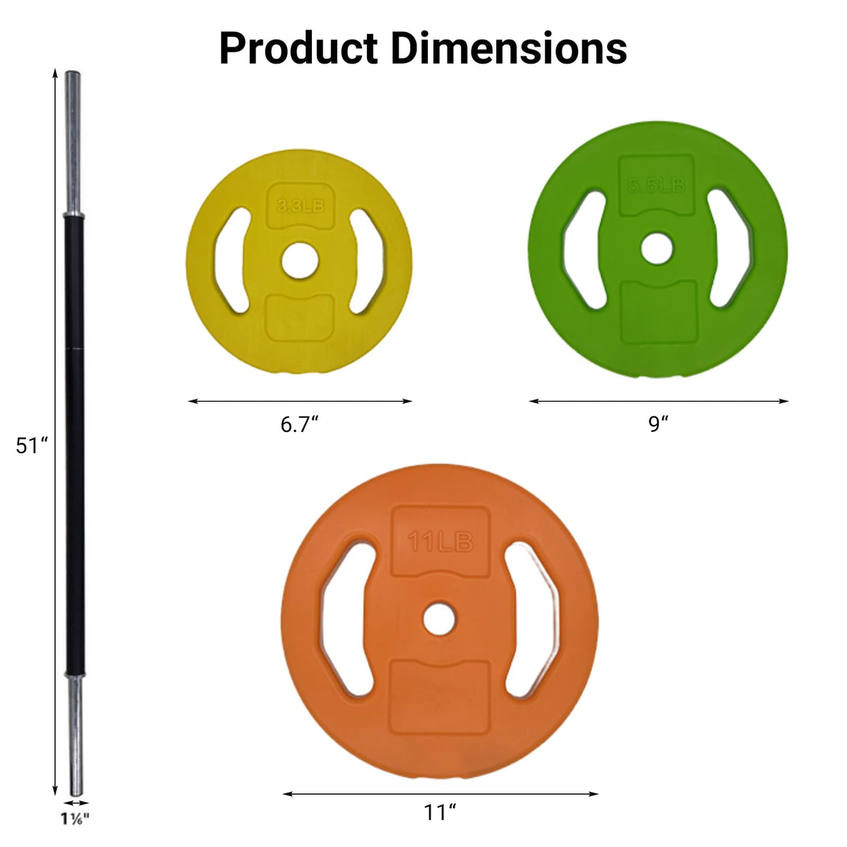 40 LBS Adjustable Barbell Weight Set C95376