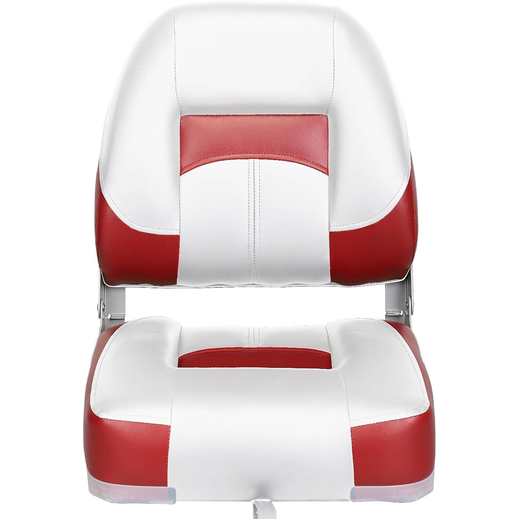 Two Tone Low Back Folding Boat Seat E156970