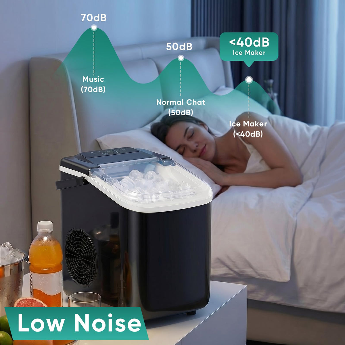 Countertop Ice Maker with Self-Cleaning M812434
