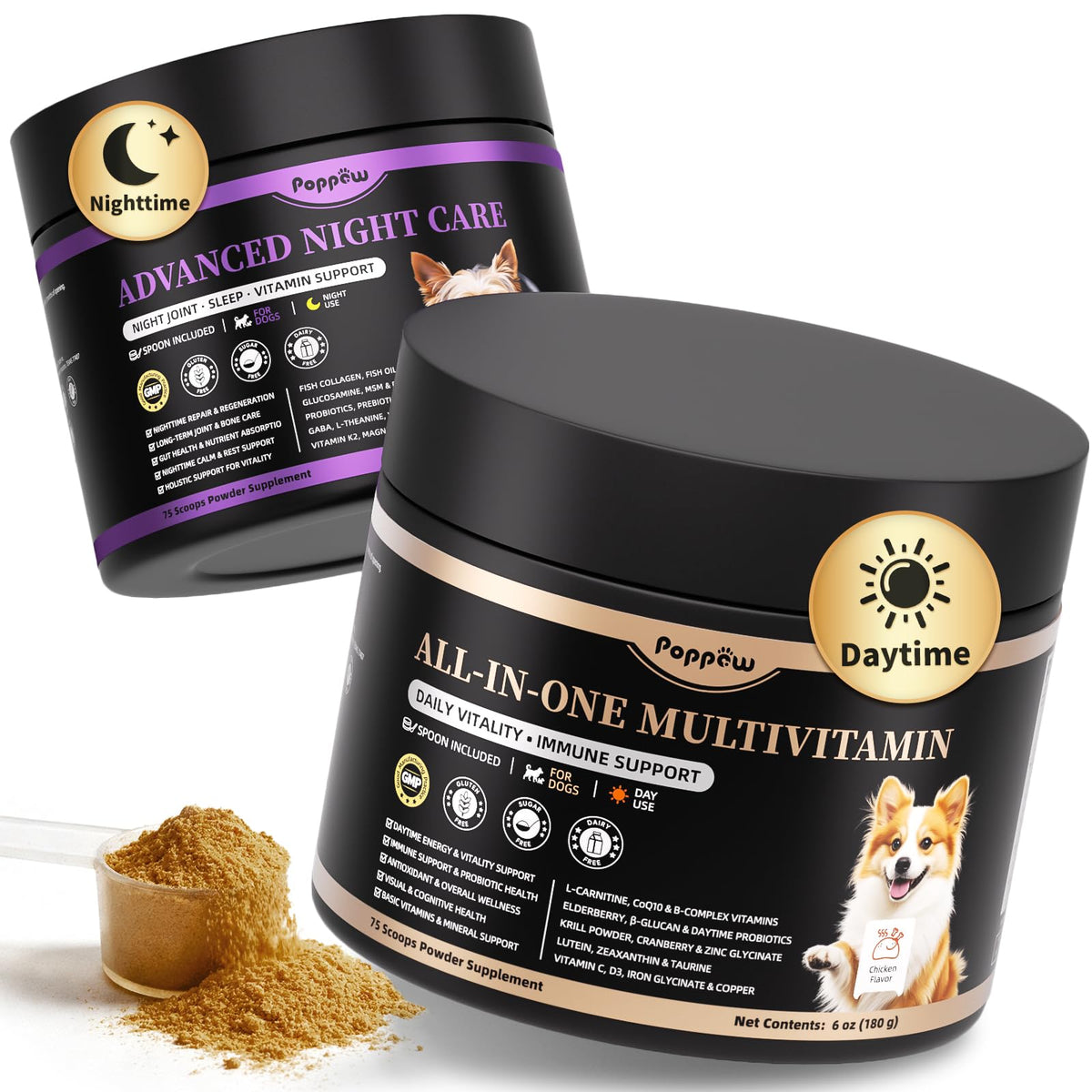 Dog Vitamins and Supplements 2 Pack Chicken U573070