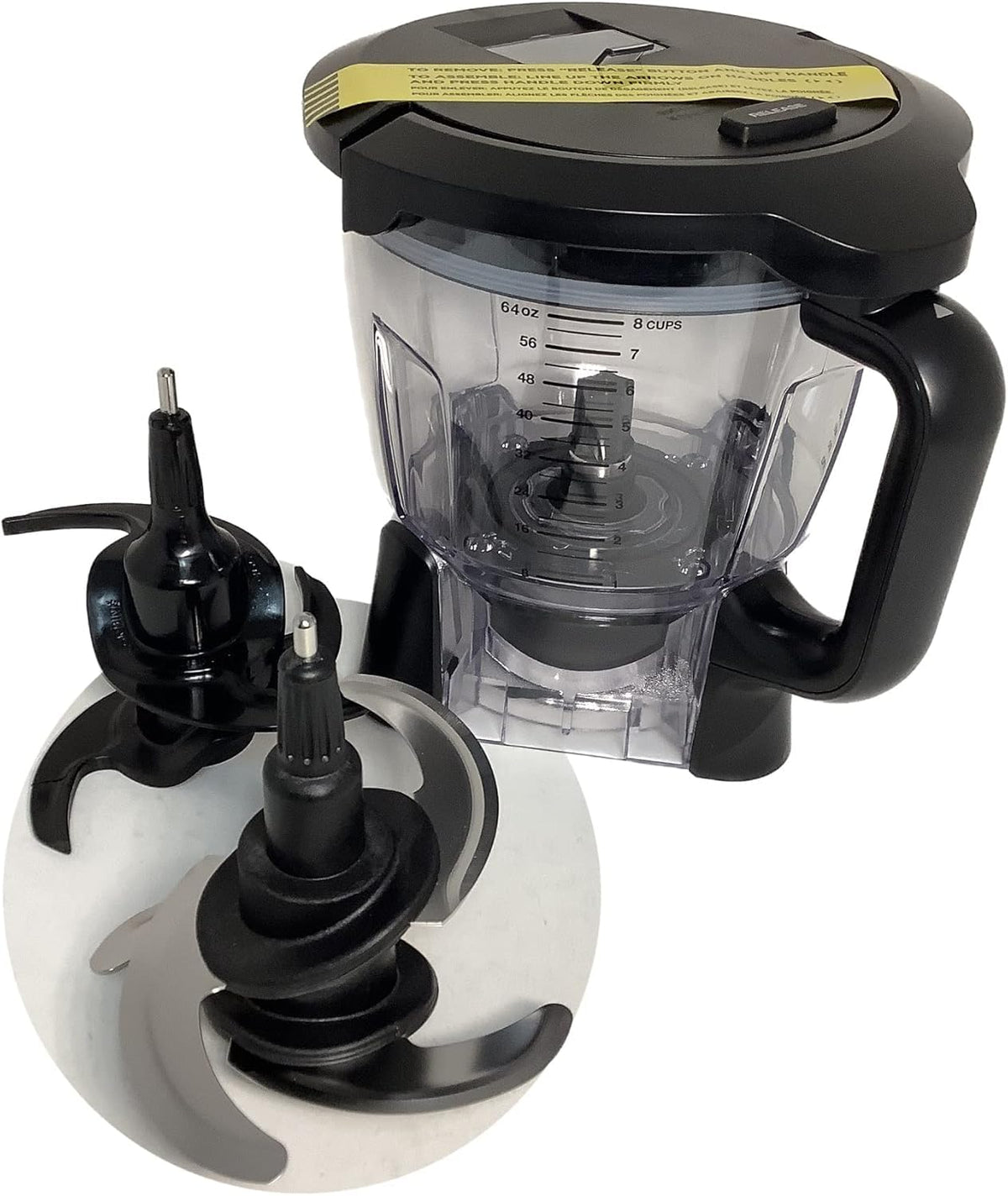 64oz 8 Cup Food Processor Bowl Locking Lid Blade Kit E842