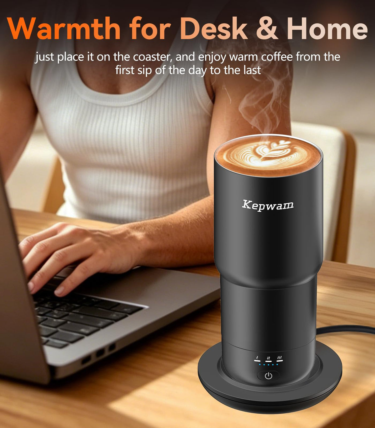 20oz Leak-Proof Self-Heating Travel Mug Y8740