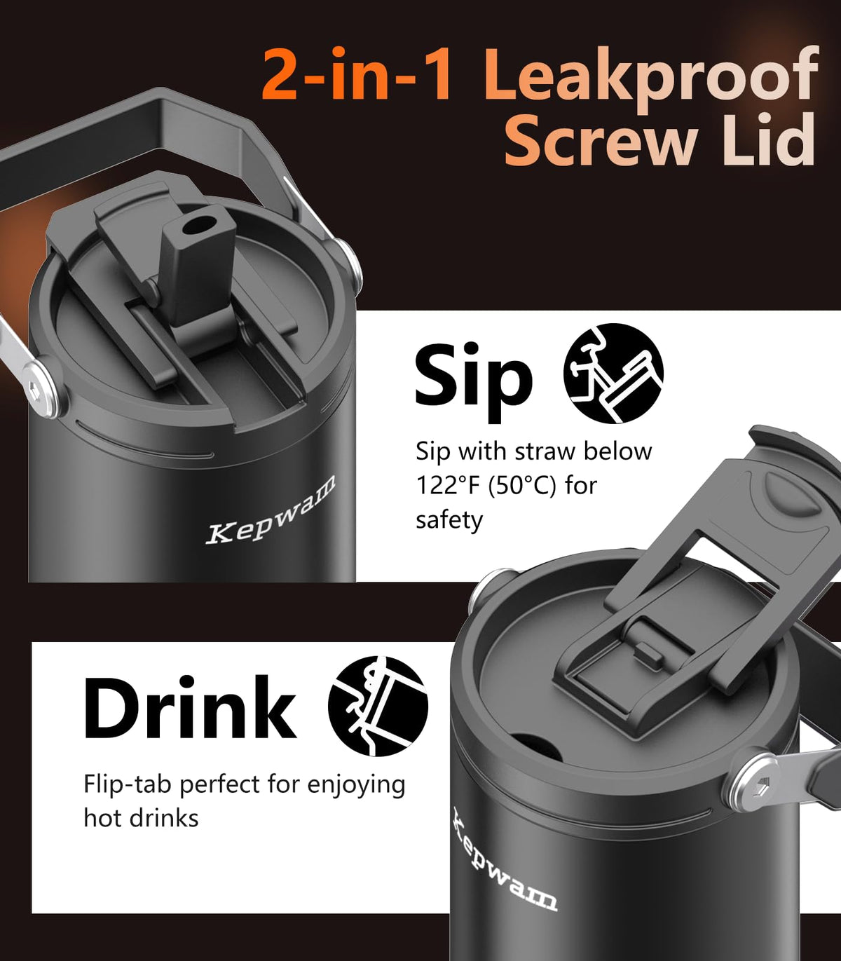 20oz Leak-Proof Self-Heating Travel Mug Y8740