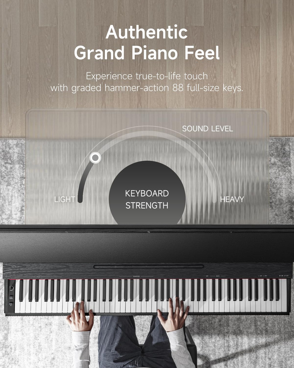 88 Key Weighted Digital Piano B679985