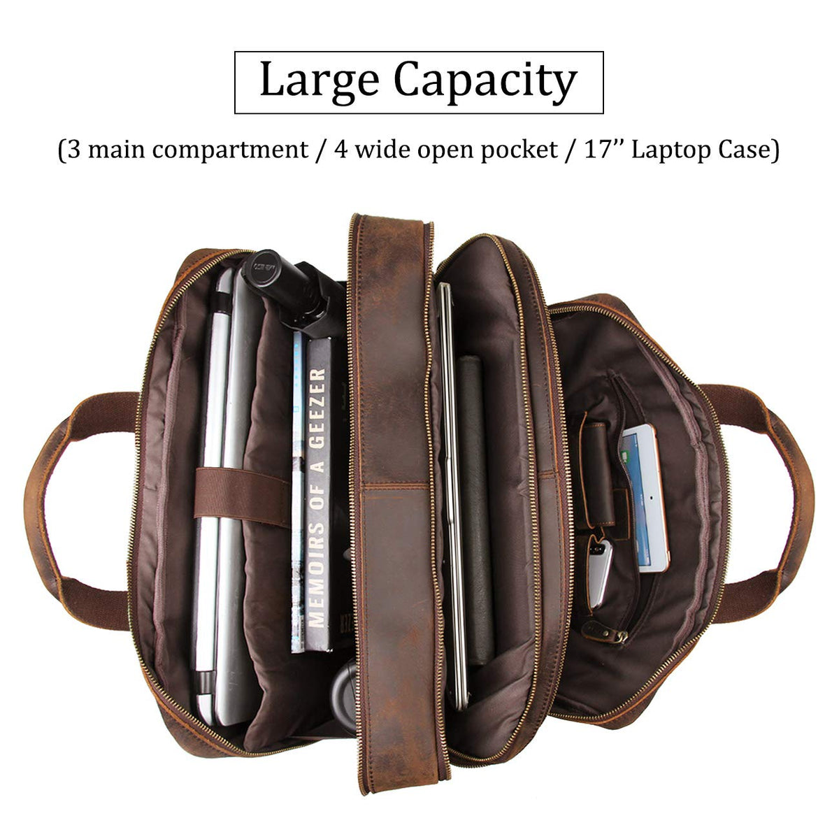 Genuine Leather Briefcase S29875