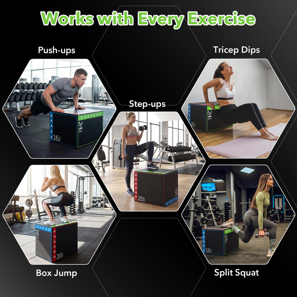 Plyometric Jump Box 3-in-1 O751144