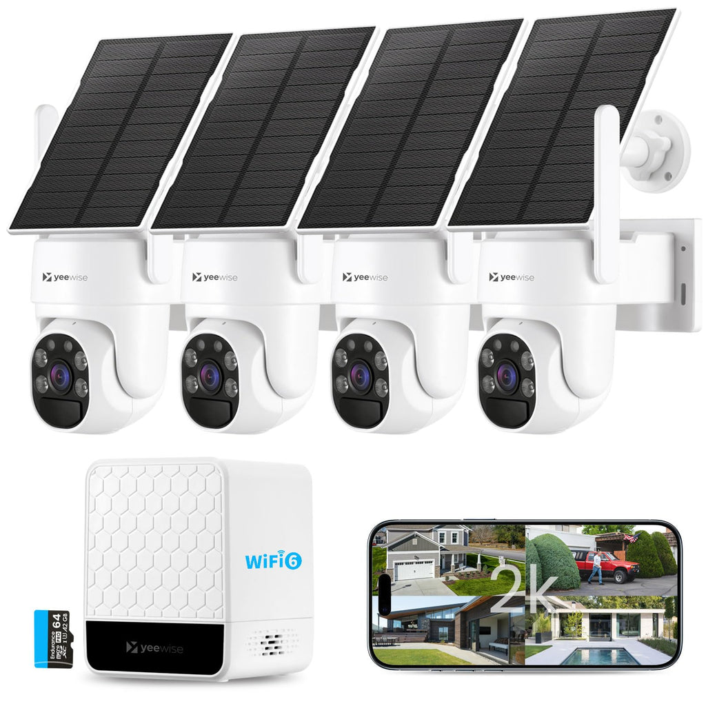 4MP Solar Wireless Security Cameras B400045
