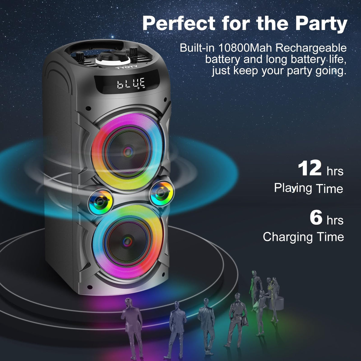 100W Portable Bluetooth Speaker I552