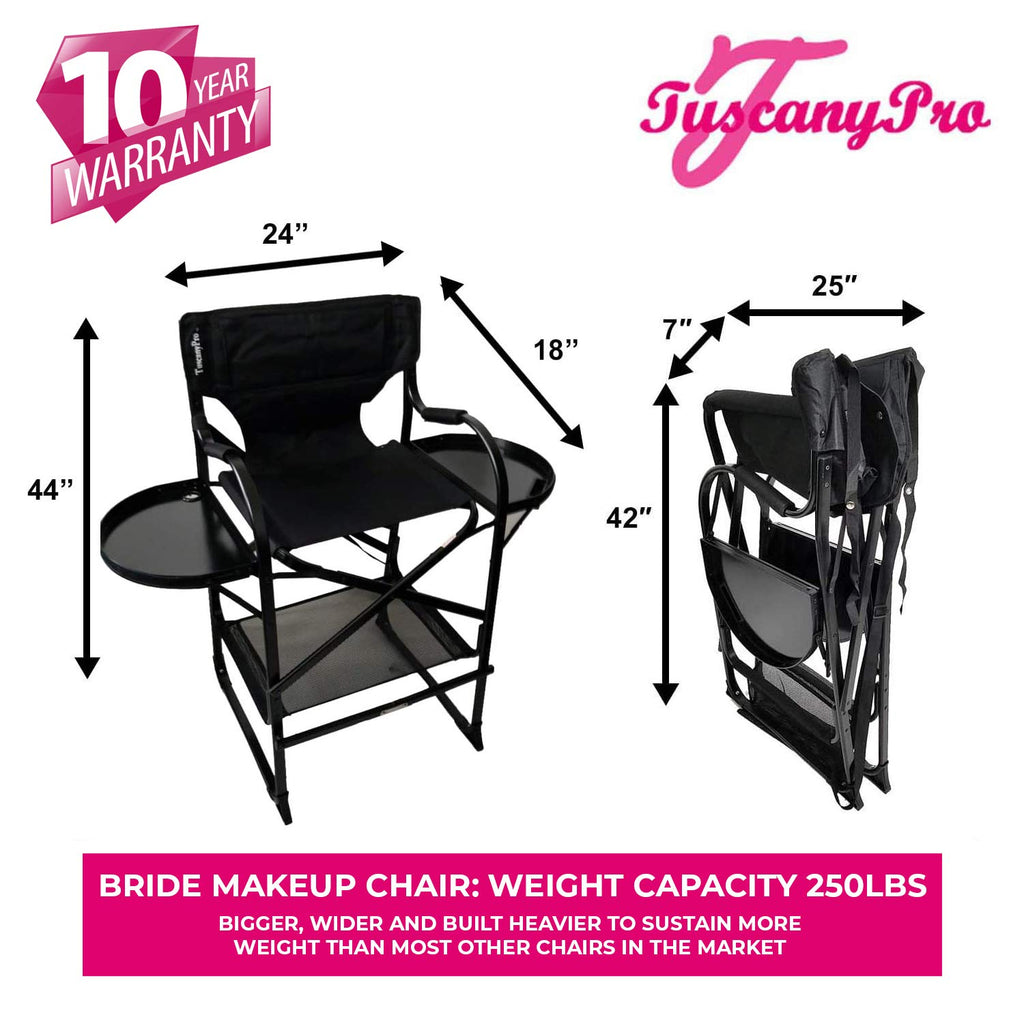 Heavy Duty Director Chair with Adjustable Seat Height D369