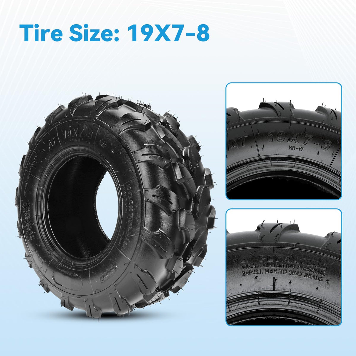 19x7-8 Tubeless Tire O297550