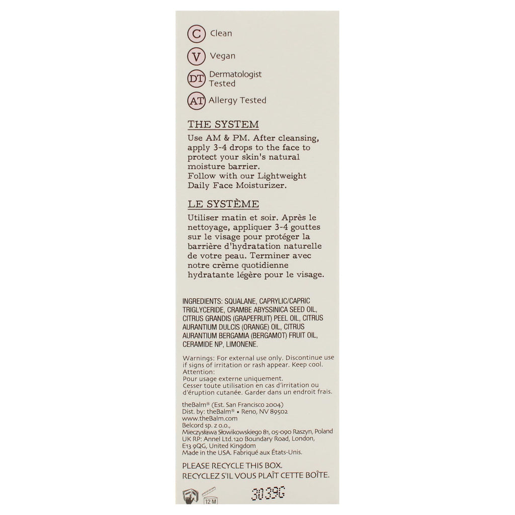 Face Oil 1 oz I117080