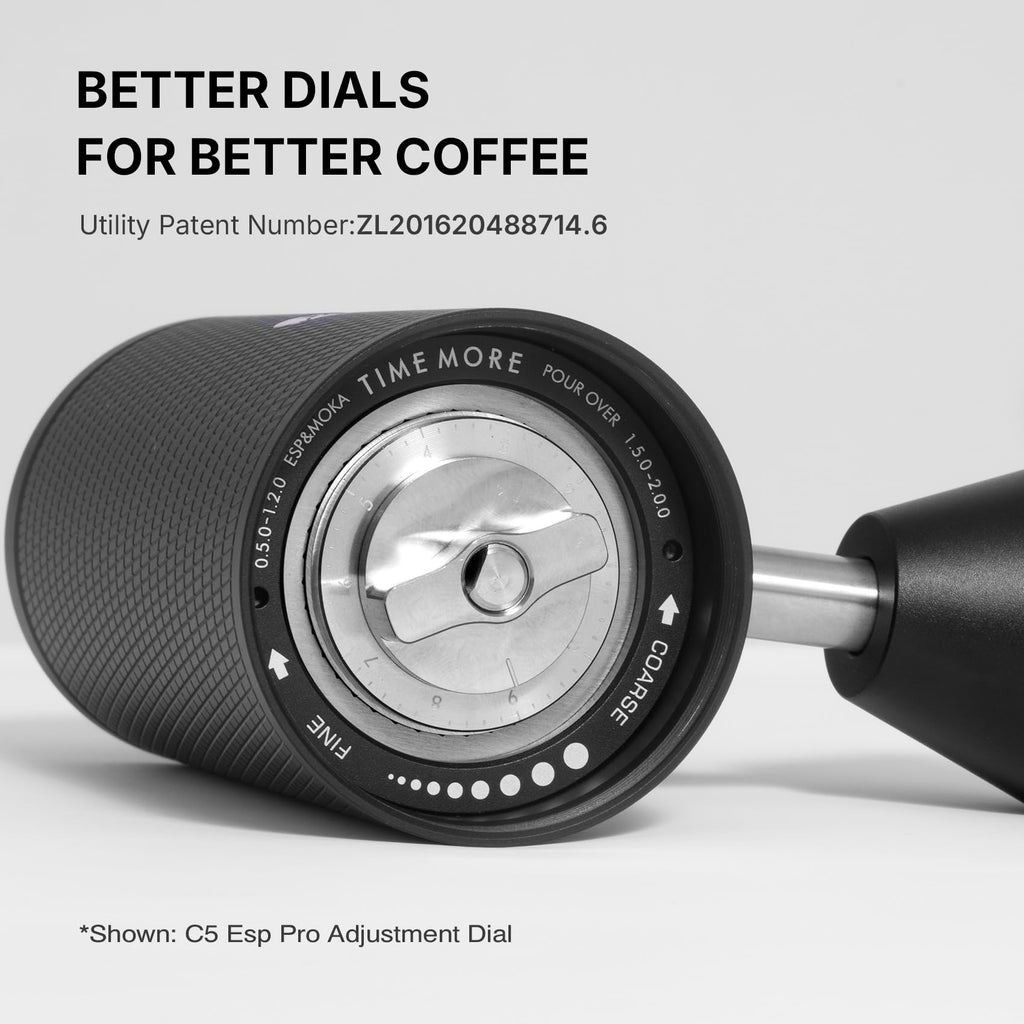 Manual Coffee Grinder with Conical Burr, Portable Hand Coffee Mill - Black Q207