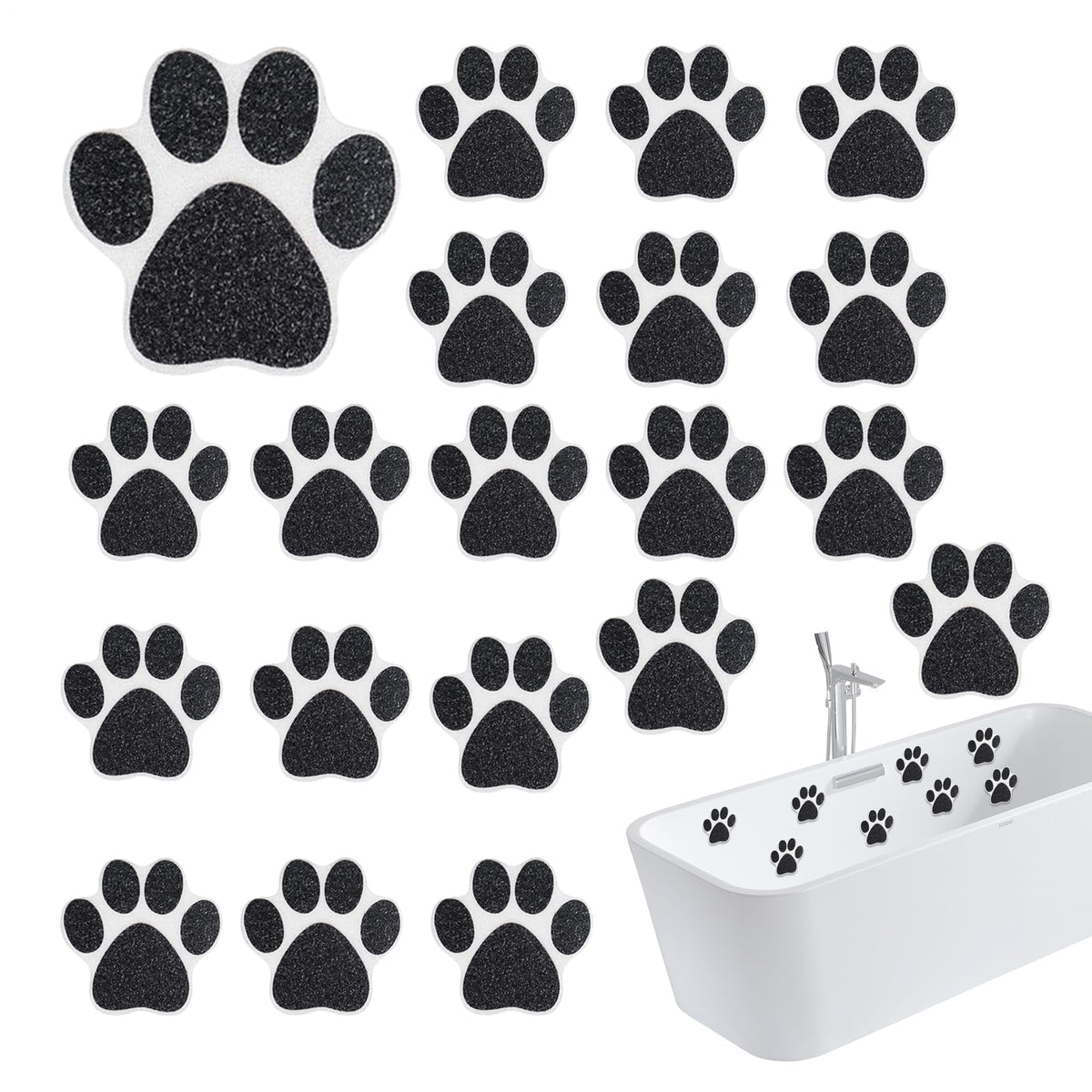 Non Slip Bathtub Stickers 20 Piece T693