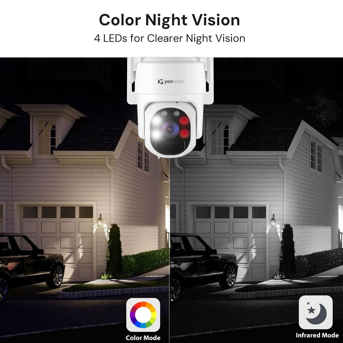 4MP Solar Wireless Security Cameras B400045