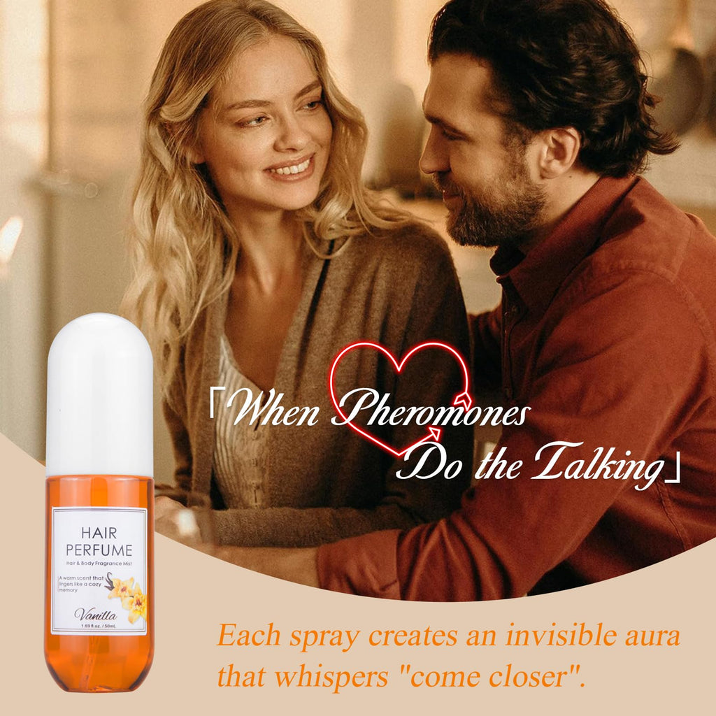 Vanilla Hair & Body Perfume Spray, Alcohol-Free, 1.7 Oz T156