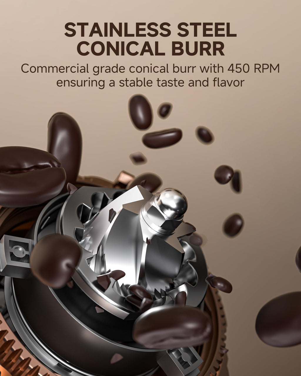 Single Dose Coffee Grinder 40mm Burr Q464