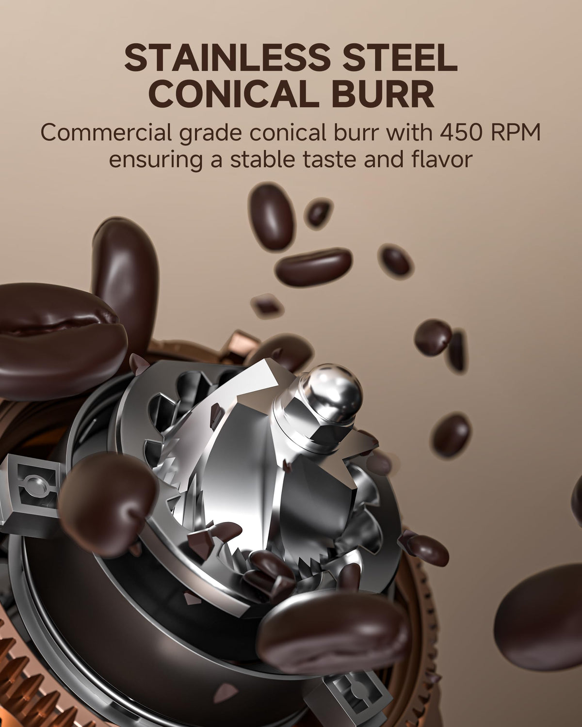 Single Dose Coffee Grinder 40mm Burr Q464