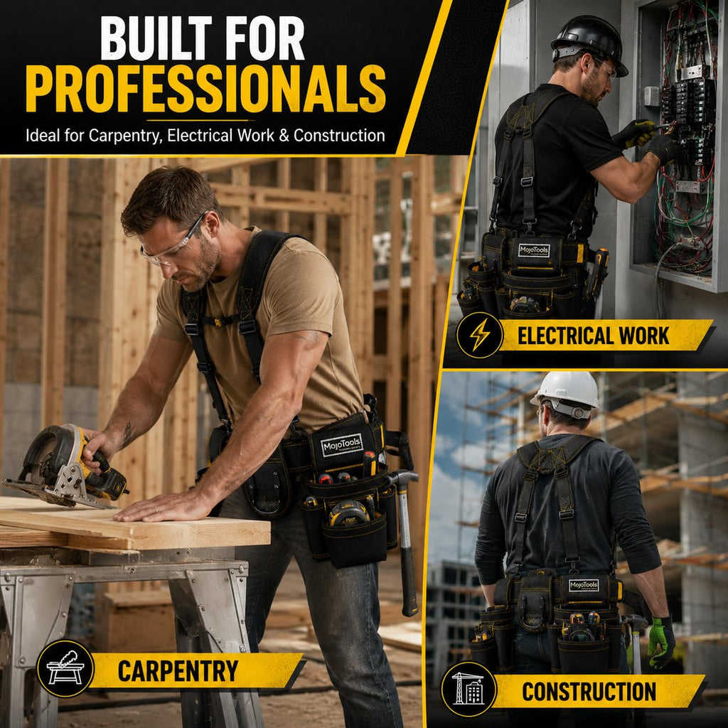 Heavy Duty Tool Belt with Suspenders C703643